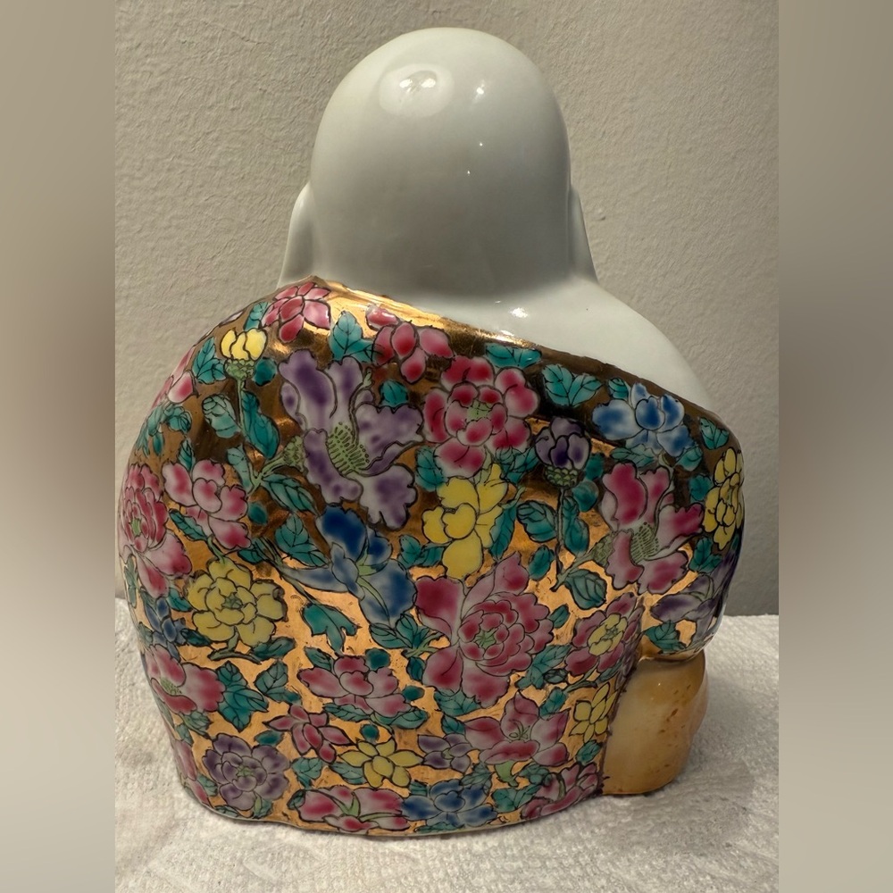 Vintage Oriental Chinese Laughing Buddha Statue - Picture 2 of 3